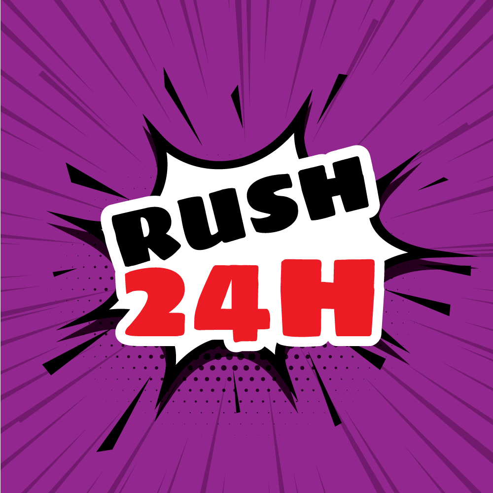 Rush DTF 24h — Impression express à La Réunion (974)