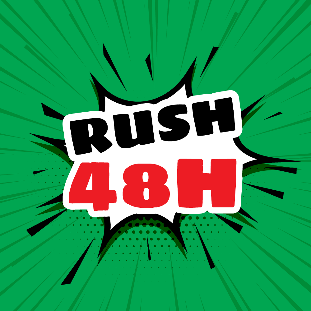 Rush DTF 48h — Impression express à La Réunion (974)